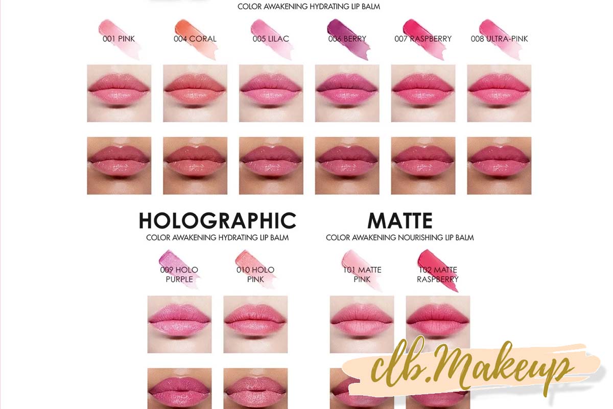 Các màu son của Dior Addict Lip Glow