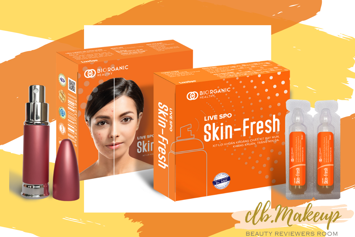 Skin Fresh chỉ bao gồm lợi khuẩn và nước muối khoáng Himalaya